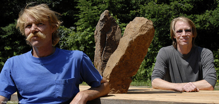 Jeff & Steve At Carkeek Park installation 2009